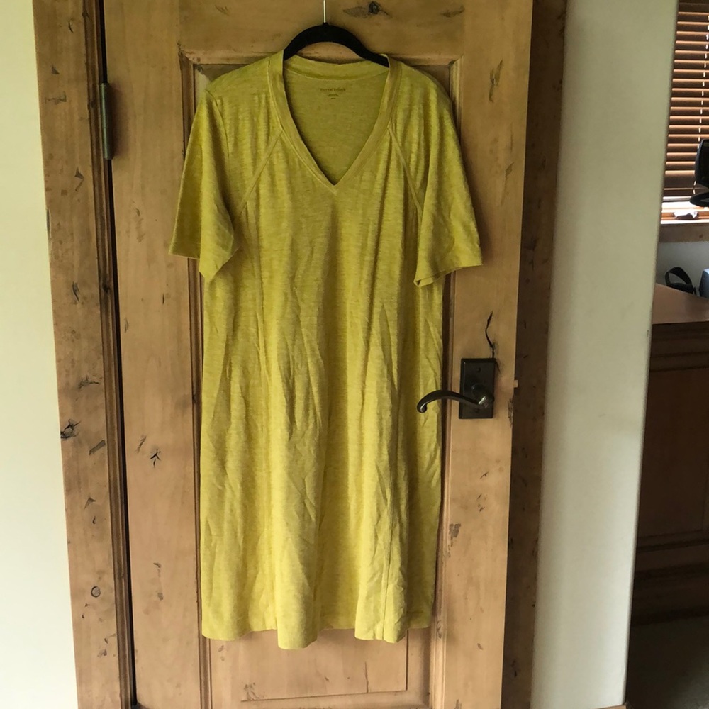 NWT Eileen Fisher V Neck Shirt Dress
